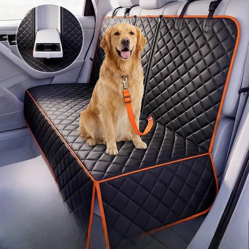 Waterproof Dog Car Seat Cover – Pet Hammock & Seat Protector